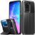 Vena vCommute Galaxy S20 Ultra Wallet Case – Space Gray (PC) / Black (TPU) / Black (Leather)