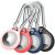 Vena Silicone Case for AirTag w/ Carabiner - Black, Red, Blue & Pink - 4 Pack - Pendant Style