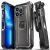 vArmor iPhone 13 Pro Holster Case - Space Gray