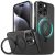 iPhone 15 Pro Max Magnetic Ring Kickstand Case