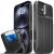 vCommute iPhone 16 Plus Wallet Case - Black