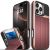 vCommute iPhone 16 Pro Max Wallet Case - Red