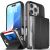 Vena vCommuteX MagSafe Compatible iPhone 16 Pro Black Leather Wallet Case