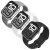 Silicone Apple Watch Band for 38mm, 40mm, 41mm - White, Light Gray & Black - 3 Pack