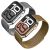 Stainless Steel Loop Apple Watch Band for 38mm, 40mm, 41mm - Silver & Gold - 2 Pack